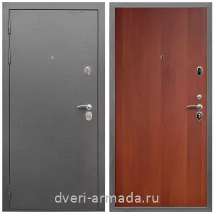 2 контура, Дверь входная Армада Оптима Антик серебро / МДФ 6 мм ПЭ Итальянский орех