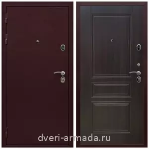 Входные двери с тремя петлями, Дверь входная Армада Престиж Антик медь / МДФ 6 мм ФЛ-243 Эковенге