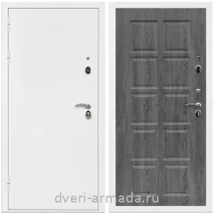Входные двери Лондон, Дверь входная Армада Оптима Белая шагрень / МДФ 10 мм ФЛ-38 Дуб Филадельфия графит