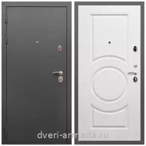Входные двери с тремя петлями, Дверь входная Армада Гарант / МДФ 16 мм МС-100 Белый матовый