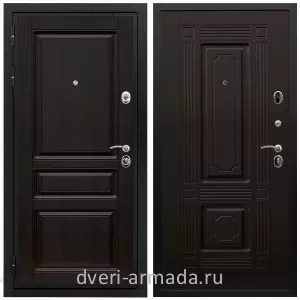 Современные входные двери, Дверь входная Армада Премиум-Н МДФ 16 мм ФЛ-243 / МДФ 16 мм ФЛ-2 Венге