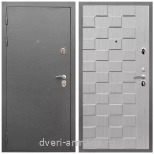 Входные двери Йошкар-Ола, Дверь входная Армада Оптима Антик серебро / МДФ 16 мм ОЛ-39 Лиственница беж