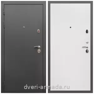 Для застройщика, Дверь входная Армада Гарант / МДФ 10 мм Гладкая Белый матовый