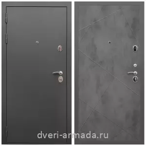 Для застройщика, Дверь входная Армада Гарант / МДФ 10 мм ФЛ-291 Бетон темный