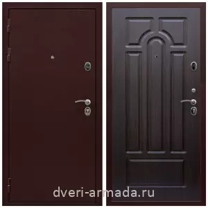 Входные двери с тремя петлями, Дверь входная Армада Престиж Антик медь / МДФ 6 мм ФЛ-58 Венге