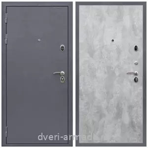Входные двери с тремя петлями, Дверь входная Армада Престиж Антик серебро / МДФ 6 мм ПЭ Цемент светлый