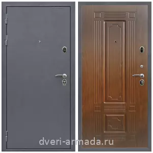 Входные двери с тремя петлями, Дверь входная Армада Престиж Антик серебро / МДФ 6 мм ФЛ-2 Мореная береза