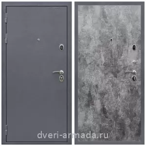 Входные двери с тремя петлями, Дверь входная Армада Престиж Антик серебро / МДФ 6 мм ПЭ Цемент темный