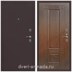 Левые входные двери, Дверь входная Армада Комфорт Антик медь / МДФ 16 мм ФЛ-2 Морёная береза