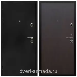 Входные двери с тремя петлями, Дверь входная Армада Престиж Черная шагрень / МДФ 6 мм ПЭ Венге