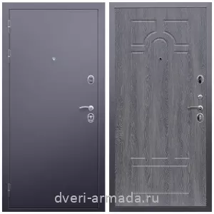 Входные двери толщиной 70 мм, Дверь входная железная Армада Люкс Антик серебро / МДФ 6 мм ФЛ-58 Дуб Филадельфия графит на заказ со вставкой