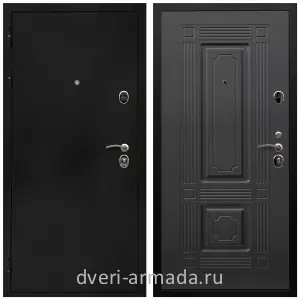 Входные двери с тремя петлями, Дверь входная Армада Престиж Черная шагрень / МДФ 6 мм ФЛ-2 Венге