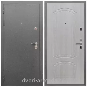 Для застройщика, Дверь входная Армада Оптима Антик серебро / МДФ 6 мм ФЛ-140 Дуб белёный