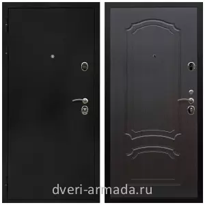 Входные двери с тремя петлями, Дверь входная Армада Престиж Черная шагрень / МДФ 6 мм ФЛ-140 Венге
