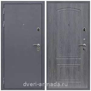 Входные двери с тремя петлями, Дверь входная Армада Престиж Антик серебро / МДФ 6 мм ФЛ-138 Дуб Филадельфия графит