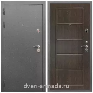 С порошковым напылением, Дверь входная Армада Оптима Антик серебро / МДФ 6 мм ФЛ-39 Венге