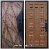Умная входная смарт-дверь Армада Ламбо Kaadas S500 / ФЛ-183 Мореная береза