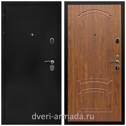 Дверь входная Армада Престиж Черная шагрень / ФЛ-140 Морёная берёза