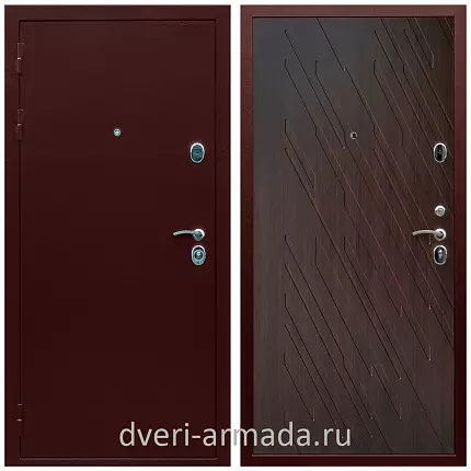 Дверь входная Армада Люкс Антик медь / ФЛ-86 Венге структурный